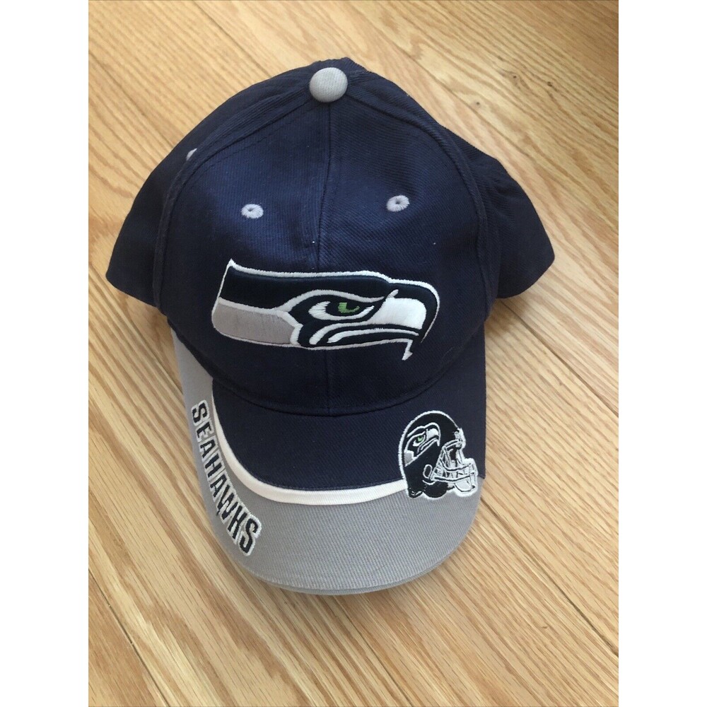 NWOT NFL Team Apparel Seattle Seahawks Team Hat Cap Adjustable